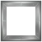 vidaXL Oporný múr 4 ks 100 x 100 x 50 cm Pozinkovaná oceľ Strieborná – Obrázok 4