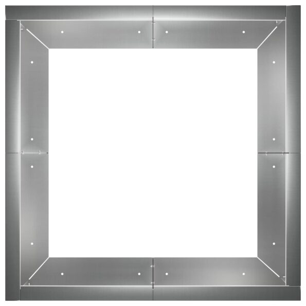 vidaXL Oporný múr 4 ks 100 x 100 x 50 cm Pozinkovaná oceľ Strieborná – Obrázok 4