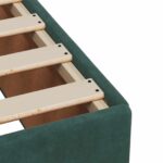 vidaXL Posteľ boxspring s matracom Tmavozelená 90 x 200 cm Zamat – Obrázok 10