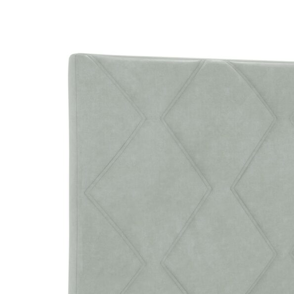 vidaXL Polohovací postel s matrací Svetlosivá 160 x 200 cm Zamat – Obrázok 10
