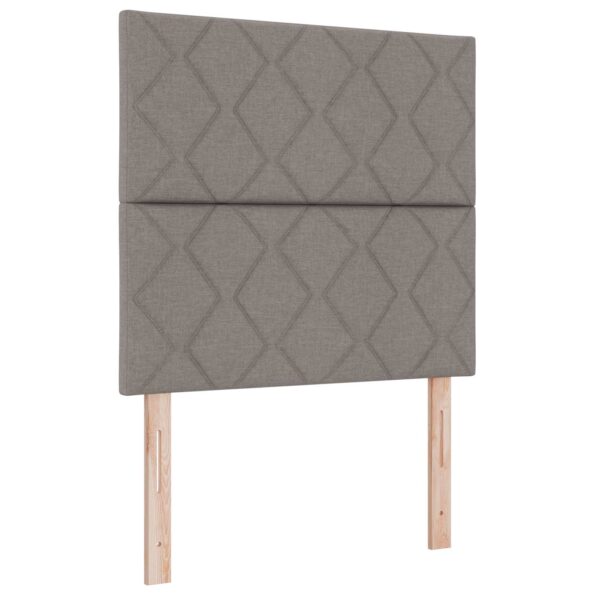 vidaXL Postel s úložným prostorem a matrací Sivohnedá 90 x 200 cm – Obrázok 4