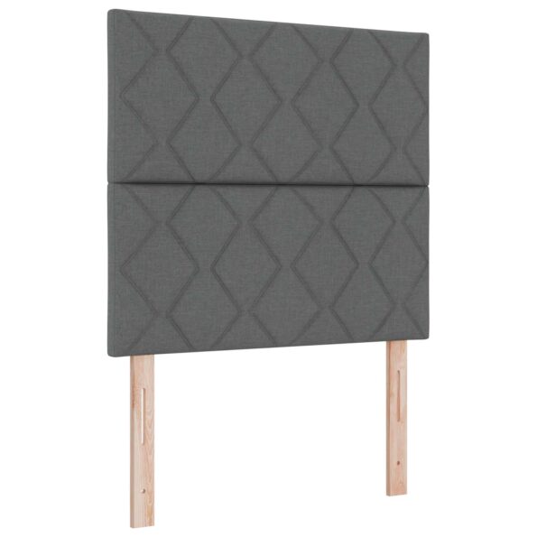 vidaXL Postel s úložným prostorem a matrací Tmavosivá 120 x 200 cm – Obrázok 4