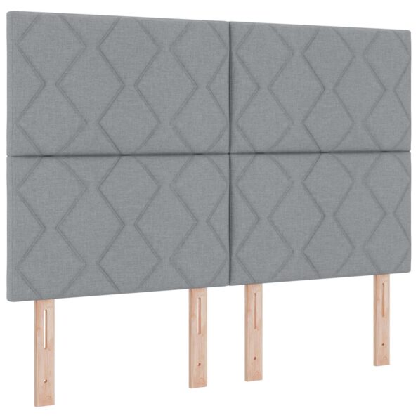 vidaXL Postel s úložným prostorem a matrací Svetlosivá 140 x 200 cm – Obrázok 4