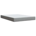 vidaXL Postel s úložným prostorem a matrací Svetlosivá 140 x 200 cm – Obrázok 6