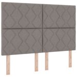 vidaXL Postel s úložným prostorem a matrací Sivohnedá 140 x 200 cm – Obrázok 4