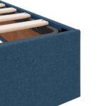 vidaXL Postel s úložným prostorem a matrací Modrá 180 x 200 cm látka – Obrázok 11