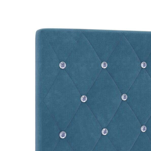 vidaXL Postel s úložným prostorem a matrací Tmavomodrá 180 x 200 cm – Obrázok 10