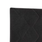 vidaXL LED úložná posteľ s matracom Čierna 160 x 200 cm Zamat – Obrázok 11