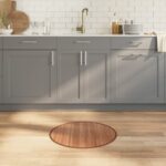 vidaXL Okrúhly koberec prírodný 60 cm bambus