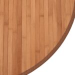 vidaXL Okrúhly koberec prírodný 60 cm bambus – Obrázok 6