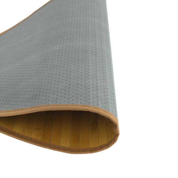 vidaXL Okrúhly koberec prírodný 100 cm bambus – Obrázok 5
