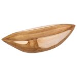vidaXL Fruit Bowl JEPARA Teak Brown 46 x 16 x 11 cm – Obrázok 2