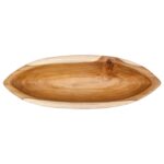 vidaXL Fruit Bowl JEPARA Teak Brown 46 x 16 x 11 cm – Obrázok 5