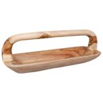 vidaXL Fruit Bowl JEPARA Teak Brown 61 x 21 x 21 cm – Obrázok 2