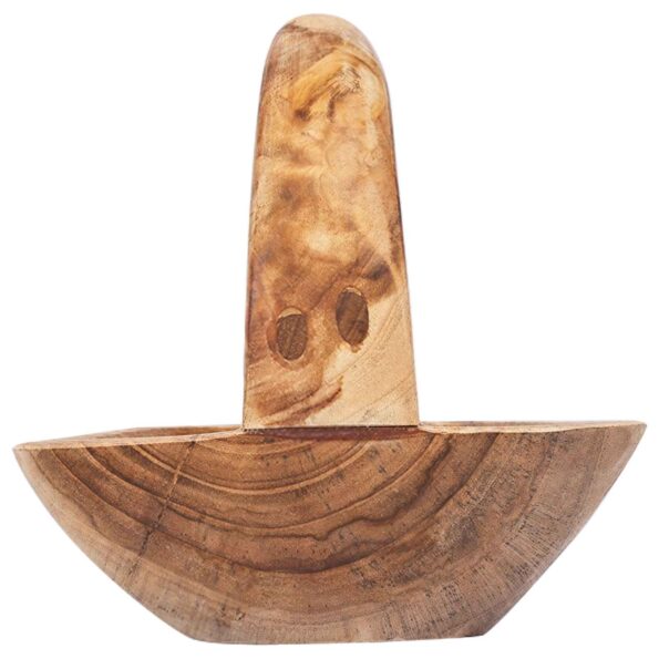 vidaXL Fruit Bowl JEPARA Teak Brown 61 x 21 x 21 cm – Obrázok 4