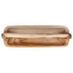 vidaXL Fruit Bowl JEPARA Teak Brown 61 x 21 x 21 cm – Obrázok 5