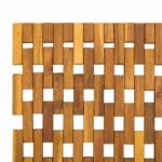 vidaXL Kúpeľňové predložky Prírodná 55 x 80 cm Pevné akáciové drevo – Obrázok 8