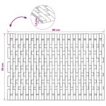 vidaXL Kúpeľňové predložky Prírodná 55 x 80 cm Pevné akáciové drevo – Obrázok 9