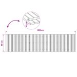 vidaXL Záhradná cestička 3 ks Prírodná 200 x 50 cm – Obrázok 9