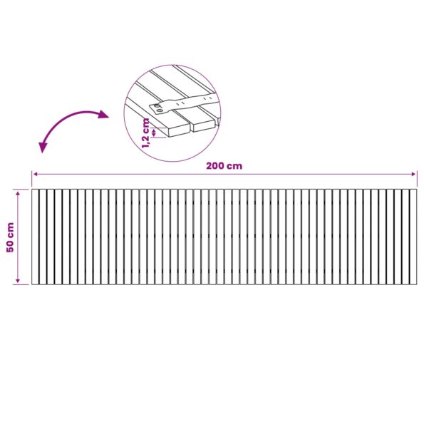 vidaXL Záhradná cestička 3 ks Prírodná 200 x 50 cm – Obrázok 9