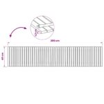 vidaXL Záhradná cestička 3 ks Prírodná 200 x 40 cm – Obrázok 8
