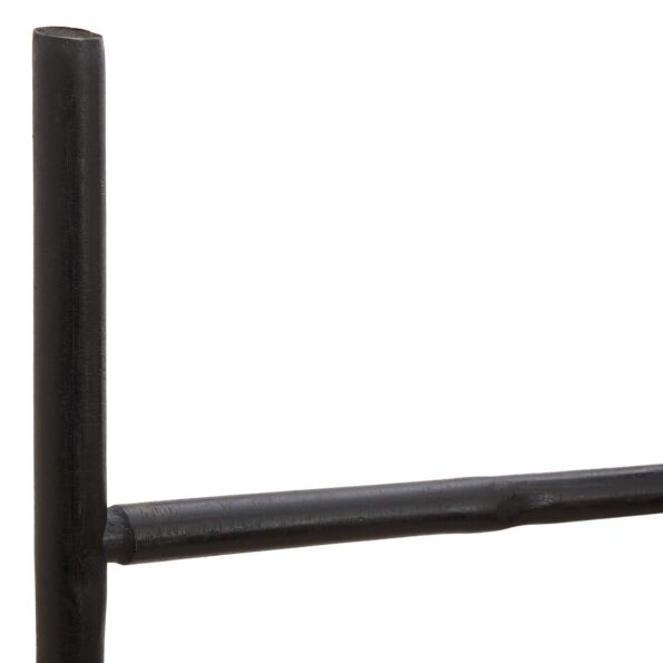vidaXL Rebrík na deky Čierna 40 x 150 cm Bambus – Obrázok 3