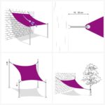 vidaXL Plachta na tienenie 2 x 2 x 2 m HDPE Trojuholníkový Tmavozelená – Obrázok 6