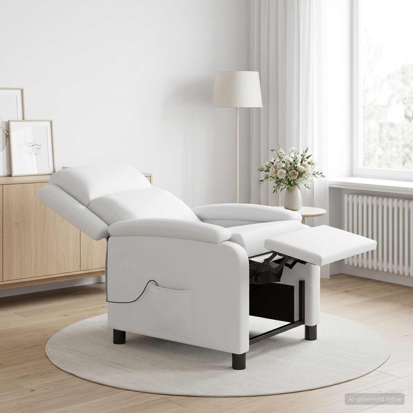 42034868_1.jpg vidaXL Masážne relaxačné kreslo Biela Umelá koža – Obrázok 1