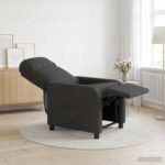 vidaXL Masážne relaxačné kreslo Tmavosivá Bouclé – Obrázok 11