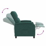 vidaXL Pohovka Tmavozelená Látka – Obrázok 5