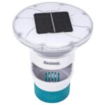 Bestway Plávajúce solárne svetlo s LED pásikmi Biela Ø 7,6 cm PC a ABS – Obrázok 12