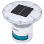 Bestway Plávajúce solárne svetlo s LED pásikmi Biela Ø 7,6 cm PC a ABS – Obrázok 8