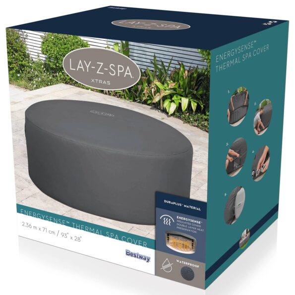 Bestway Pokrytie PVC a POM Sivá – Obrázok 7