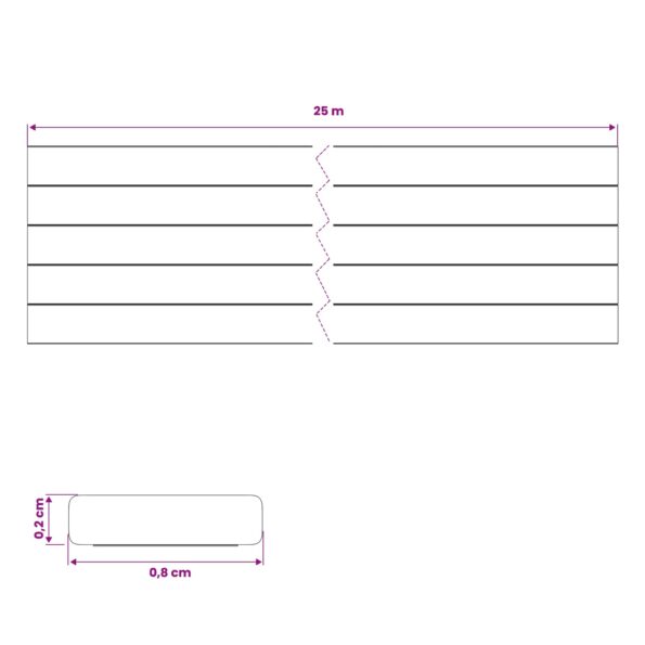 vidaXL Samolepiaca tesniaca páska na okno Biela 8 x 2 mm 25 m – Obrázok 7