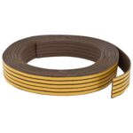vidaXL Samolepiaca tesniaca páska na okno Hnedá 8 x 2 mm 100 m – Obrázok 2