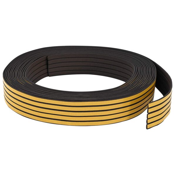 vidaXL Samolepiaca tesniaca páska na okno Čierna 9 x 3 mm 12 m – Obrázok 2