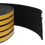 vidaXL Samolepiaca tesniaca páska na okno Čierna 9 x 3 mm 25 m