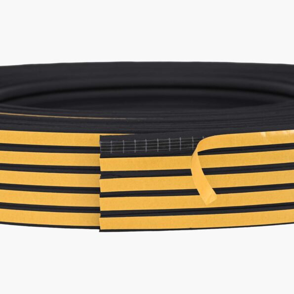 vidaXL Samolepiaca tesniaca páska na okno Čierna 9 x 3 mm 25 m – Obrázok 5