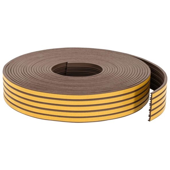 vidaXL Samolepiaca tesniaca páska na okno Hnedá 15 x 8 mm 50 m – Obrázok 2