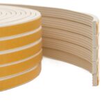 vidaXL Samolepiaca tesniaca páska na okno Biela 8 x 3 mm 25 m