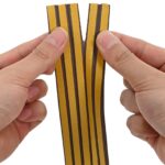 vidaXL Samolepiaca tesniaca páska na okno Hnedá 15 x 8 mm 100 m – Obrázok 4