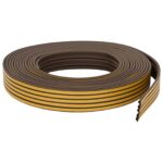 vidaXL Samolepiaca tesniaca páska na okno Hnedá 9 x 6 mm 25 m – Obrázok 2