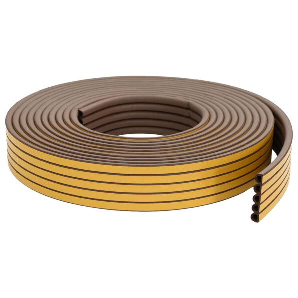 vidaXL Samolepiaca tesniaca páska na okno Hnedá 12 x 10 mm 100 m – Obrázok 2