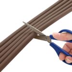 vidaXL Samolepiaca tesniaca páska na okno Hnedá 12 x 10 mm 100 m – Obrázok 6