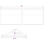 vidaXL Podlahová tesniaca hmota pre garáž 74 x 20 mm 8 m EPDM guma – Obrázok 8
