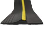 vidaXL Podlahová tesniaca hmota pre garáž Čierna a žltá 12 x 90 mm 3 m – Obrázok 3