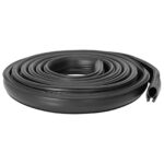 vidaXL Tesnenie garážových dverí Čierna 41 x 33 mm 4 m PVC – Obrázok 2