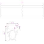 vidaXL Tesnenie garážových dverí Čierna 41 x 33 mm 4 m PVC – Obrázok 8