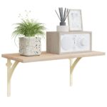 vidaXL Nástenné police 12 ks Antická biela 14.5 x 14.5 x 3.5 cm Oceľ – Obrázok 3