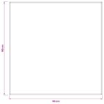 vidaXL Uterák na stôl Štvorcový Tmavosivá 90 x 90 cm Polyester – Obrázok 7